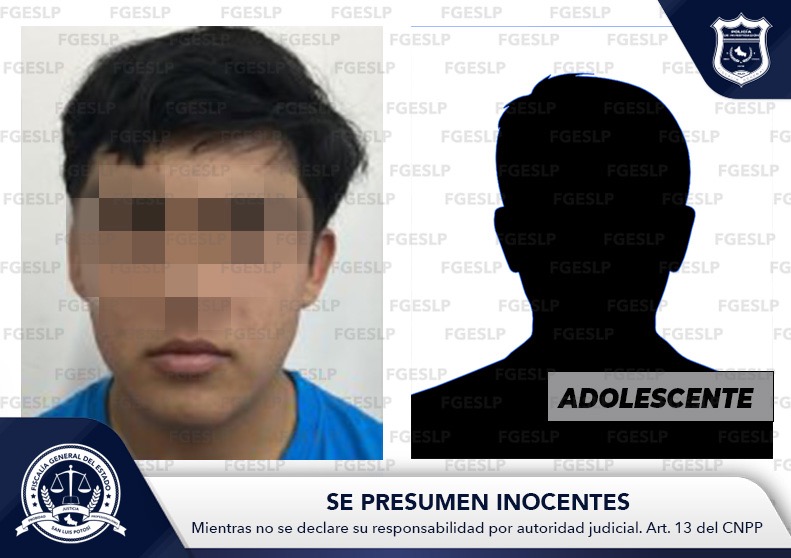 *POR HOMICIDIO, FGESLP EJECUTA ORDEN DE APREHENSIÓN CONTRA SUJETO Y UN ADOLESCENTE