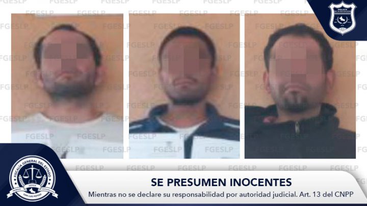 DETIENE PDI A TRES HOMBRES POR PRESUNTO ROBO EN SLP
