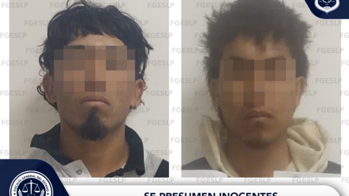 APREHENDE FISCALÍA SLP A DOS SUJETOS POR HOMICIDIO CALIFICADO