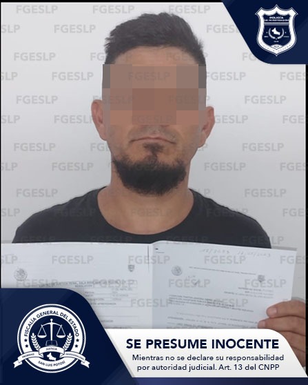 IMPUTADO DE VIOLENCIA FAMILIAR ES DETENIDO POR FISCALÍA POTOSINA EN SGS IMPUTADO DE VIOLENCIA FAMILIAR ES DETENIDO POR FISCALÍA POTOSINA EN SGS