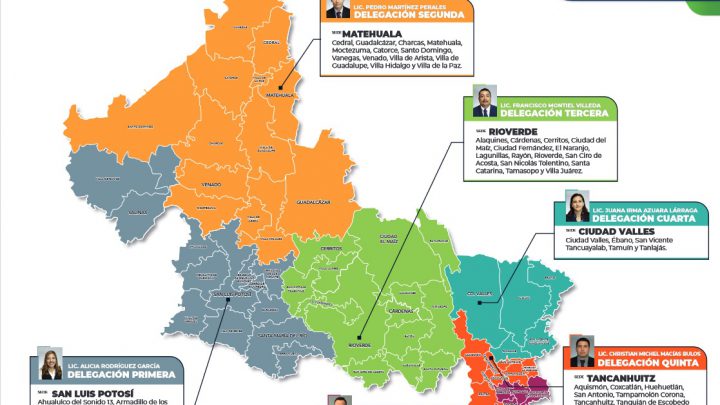 FISCALÍA REESTRUCTURA DELEGACIONES REGIONALES EN BENEFICIO DE LA CIUDADANÍA POTOSINA
