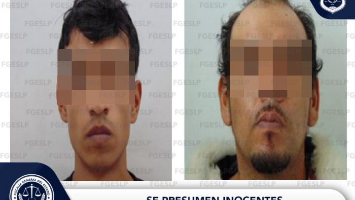 EN FLAGRANCIA, FGESLP DETIENE A DOS SUJETOS POR DELITO CONTRA LA SALUD