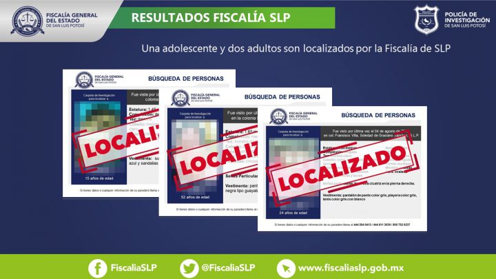 INVESTIGADORES DE FISCALÍA SLP LOCALIZAN A ADOLESCENTE DE 14 AÑOS EN CÁRDENAS