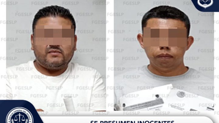 POR EXPOSICIÓN AL PELIGRO, FISCALÍA DE SLP APREHENDE A DOS POLICÍAS DE VILLA DE REYES