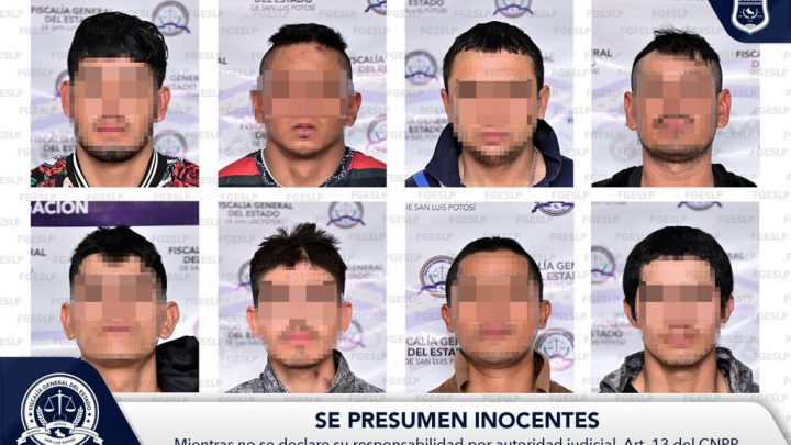 IMPUTAN TENTATIVA DE HOMICIDIO A LOS OCHO INTEGRANTES DE CÉLULA DELICTIVA CAPTURADOS EN VILLA DE REYES, SLP