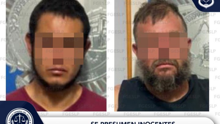 EN FLAGRANCIA, FGESLP DETIENE A DOS SUJETOS POR DELITO CONTRA LA SALUD