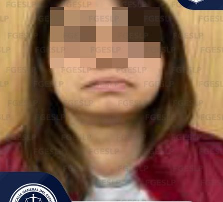 FISCALÍA CAPTURA A FÁTIMA “N”, POR HOMICIDIO EN JARDINES DE ORIENTE, SLP