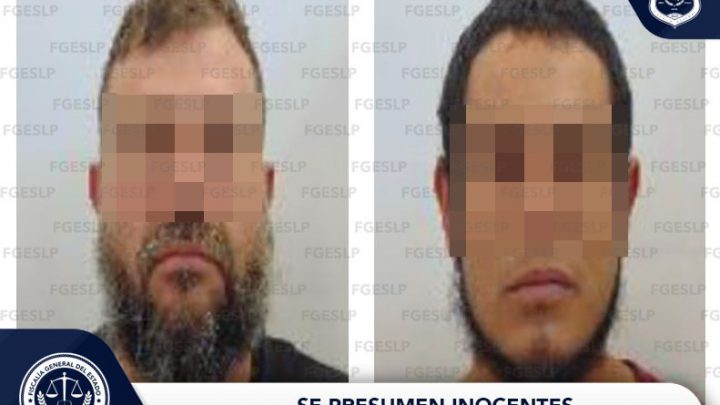 FISCALÍA DE SLP APREHENDE A DOS SUJETOS POR SECUESTRO AGRAVADO