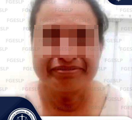 FISCALÍA DETIENE A GUADALUPE “N”, SEÑALADA POR HOMICIDIO EN MATEHUALA