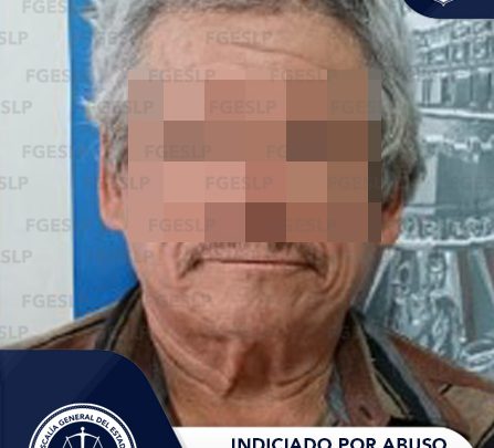 CAPTURA FISCALÍA POTOSINA A LÁZARO “N”, SEÑALADO DE ABUSO SEXUAL CALIFICADO