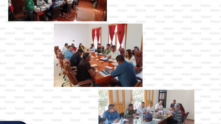 PARTICIPA LA FGESLP EN JUNTAS DE CONSEJOS MUNICIPALES DE SEGURIDAD PÚBLICA