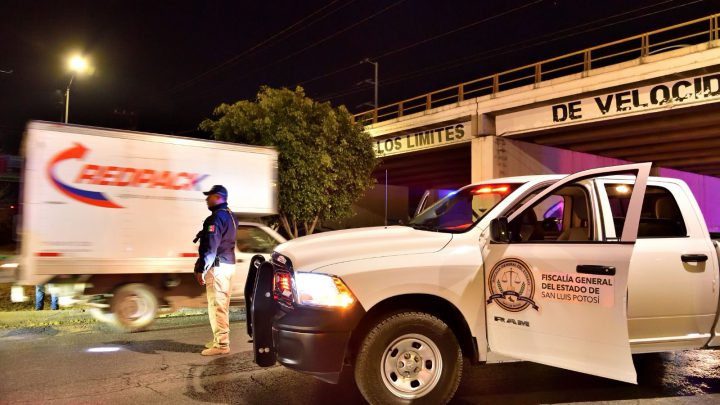 FISCALÍA DE SLP ASEGURA SEIS UNIDADES EN OPERATIVO RASTREADOR EN LA CAPITAL POTOSINA