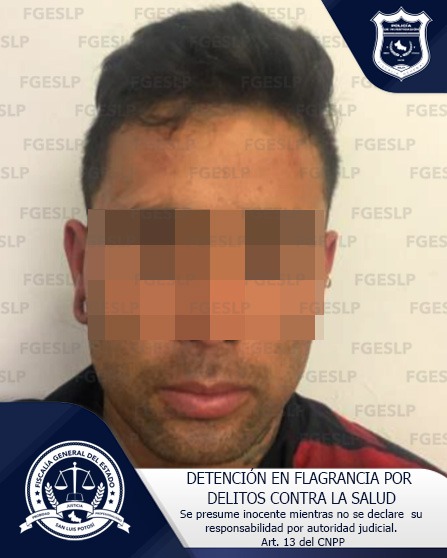 FISCALÍA DETIENE EN FLAGRANCIA A ERICK “N” POR DELITOS CONTRA LA SALUD FISCALÍA DETIENE EN FLAGRANCIA A ERICK “N” POR DELITOS CONTRA LA SALUD