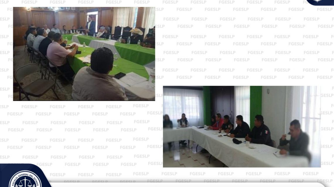 PERSONAL DE LA FGESLP ASISTIÓ AL CONSEJO DE SEGURIDAD PÚBLICA EN RIOVERDE Y CERRITOS