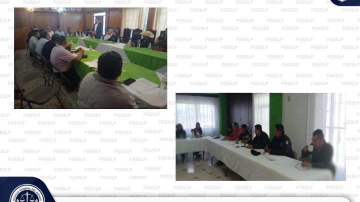 PERSONAL DE LA FGESLP ASISTIÓ AL CONSEJO DE SEGURIDAD PÚBLICA EN RIOVERDE Y CERRITOS