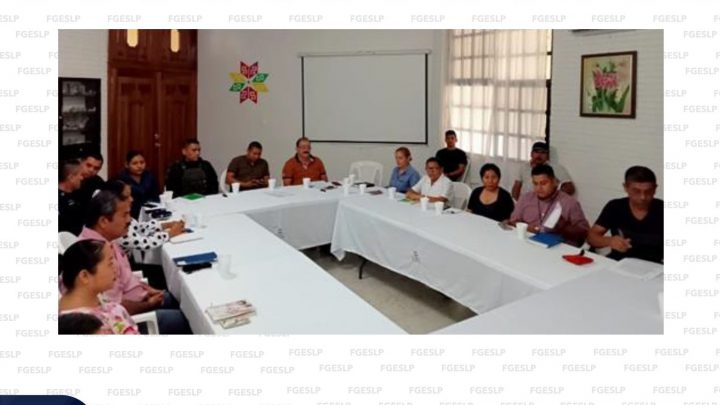 EN TAMPAMOLÓN CORONA EFECTÚAN JUNTA DE CONSEJO DE SEGURIDAD, CON PARTICIPACIÓN DE FGESLP