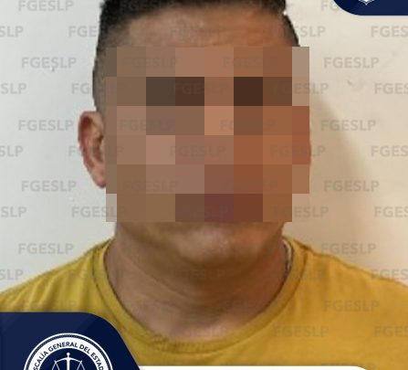 PDI REAPREHENDE A SUJETO EN LA COLONIA EL AGUAJE, SLP