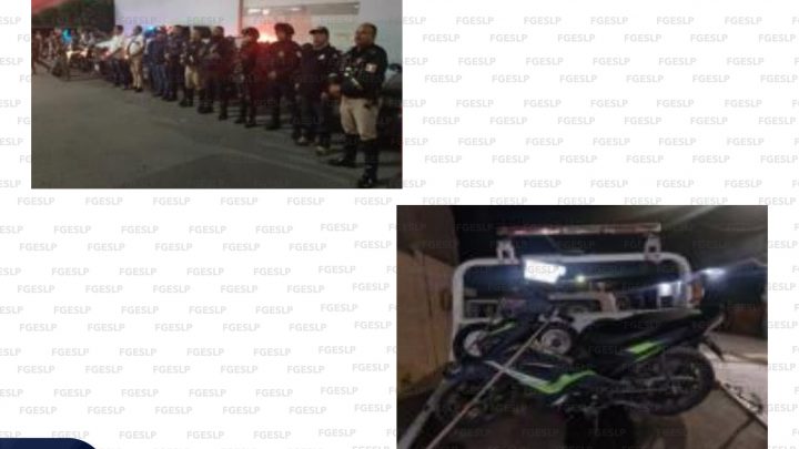 POLICÍA INVESTIGADORA ASEGURA UN VEHÍCULO Y UNA MOTOCICLETA EN “OPERATIVO RASTREADOR”
