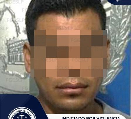 POR VIOLENCIA FAMILIAR, FISCALÍA POTOSINA DETIENE A IVÁN “N”
