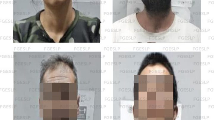 VARIAS PERSONAS SON DETENIDAS EN SLP A BORDO DE UNA CAMIONETA ROBADA
