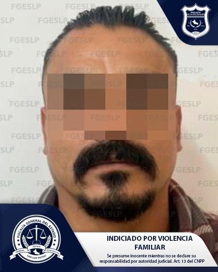 POR VIOLENCIA FAMILIAR, FGESLP DETIENE A JUAN DE DIOS “N” POR VIOLENCIA FAMILIAR, FGESLP DETIENE A JUAN DE DIOS “N”
