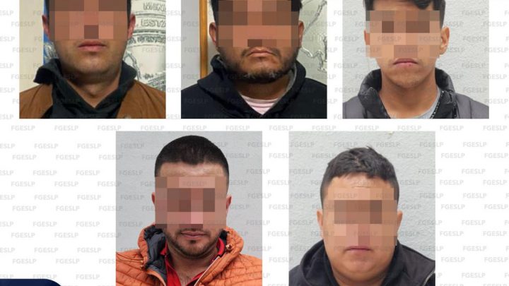 FISCALÍA DE SLP CAPTURA A CINCO SUJETOS SEÑALADOS DE DAR MUERTE A TRES JÓVENES