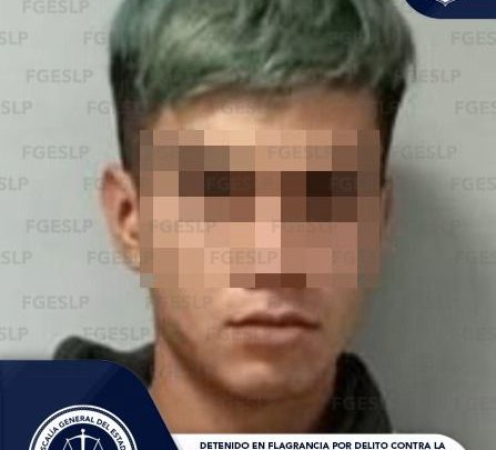 INVESTIGADORES DE LA FGESLP CAPTURAN EN FLAGRANCIA A SUJETO EN POSESIÓN DE DROGA