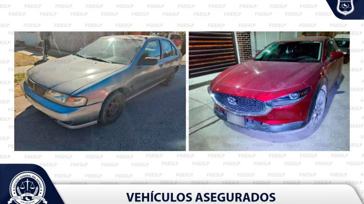 RECUPERA FISCALÍA POTOSINA DOS VEHÍCULOS ROBADOS EN SLP