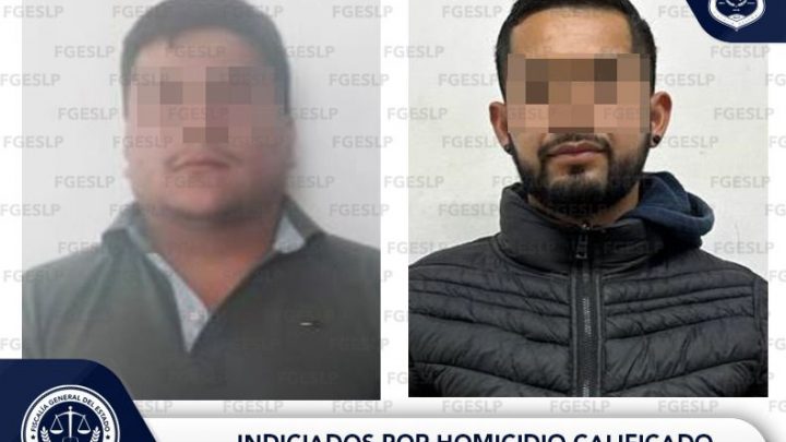 INVESTIGADORES DE LA FGESLP DETIENEN A DOS SUJETOS INDICIADOS POR HOMICIDIO