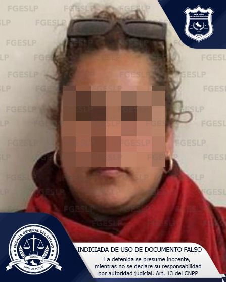 FGESLP DETIENE EN FLAGRANCIA A MUJER POR USO DE DOCUMENTO FALSO FGESLP DETIENE EN FLAGRANCIA A MUJER POR USO DE DOCUMENTO FALSO
