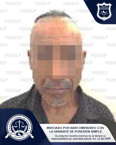 FISCALÍA POTOSINA DETIENE A JOSÉ “N”, INDICIADO POR NARCOMENUDEO FISCALÍA POTOSINA DETIENE A JOSÉ “N”, INDICIADO POR NARCOMENUDEO