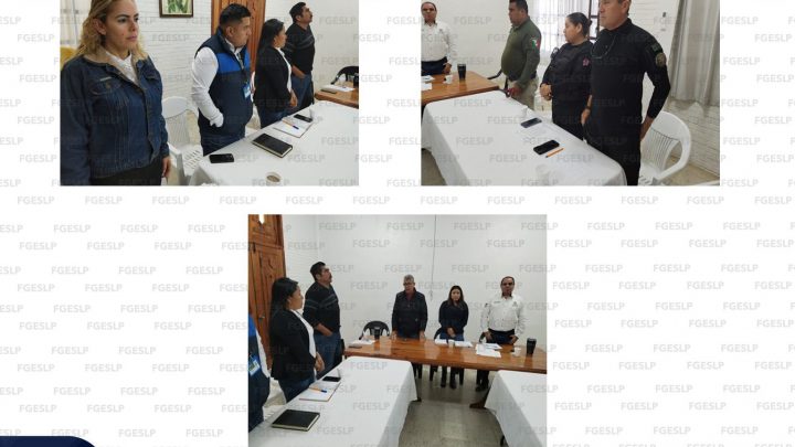EN TAMPAMOLÓN CORONA, PARTICIPA FISCALÍA EN JUNTA DE SEGURIDAD MUNICIPAL