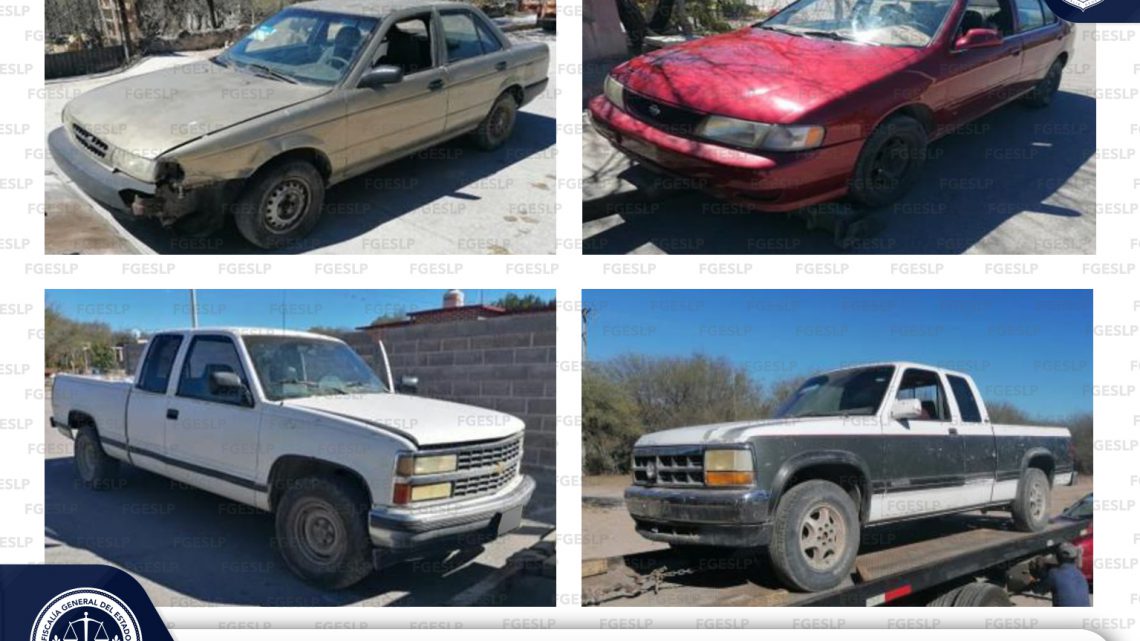 FGESLP ASEGURA CUATRO VEHÍCULOS EN OPERATIVO RASTREADOR DESPLEGADO EN ARMADILLO DE LOS INFANTE FGESLP ASEGURA CUATRO VEHÍCULOS EN OPERATIVO RASTREADOR DESPLEGADO EN ARMADILLO DE LOS INFANTE