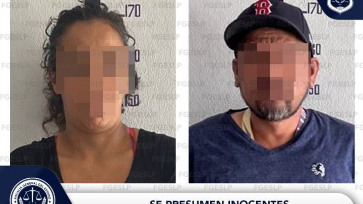 POR VIOLACIÓN AGRAVADA, CAPTURA FGESLP A UNA MUJER Y A UN HOMBRE EN MATEHUALA