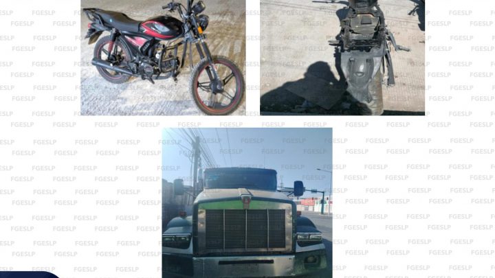 RECUPERA POLICÍA DE INVESTIGACIÓN UN TRACTOCAMIÓN Y DOS MOTOCICLETAS ROBADAS