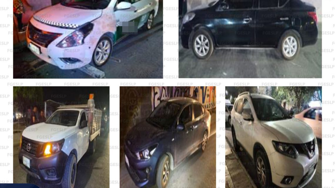 MEDIANTE OPERATIVO RASTREADOR, PDI ASEGURA EN SLP CINCO VEHÍCULOS ROBADOS Y CON SERIE ALTERADA MEDIANTE OPERATIVO RASTREADOR, PDI ASEGURA EN SLP CINCO VEHÍCULOS ROBADOS Y CON SERIE ALTERADA