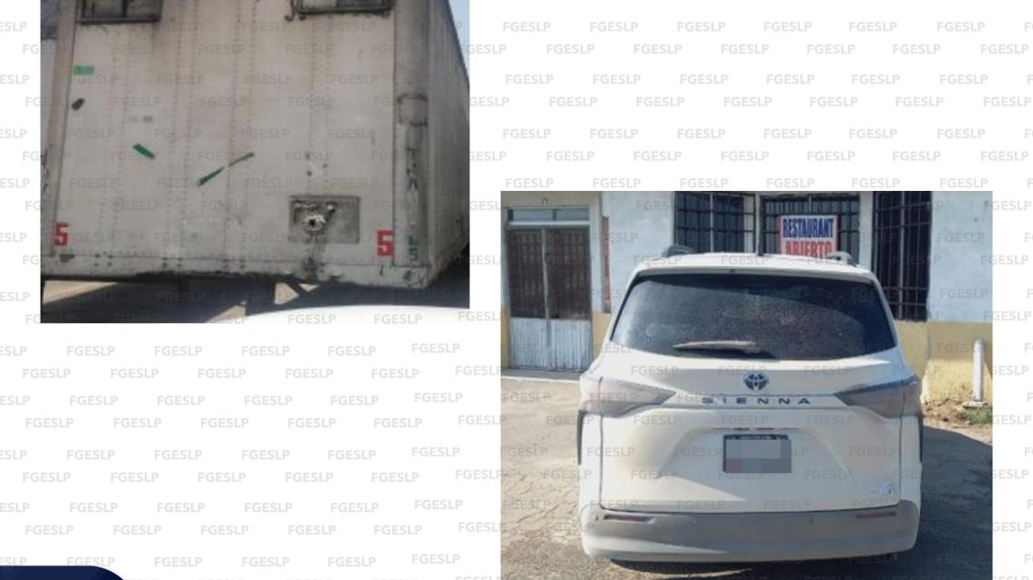 POLICÍA DE FISCALÍA RECUPERA EN SLP AUTOMÓVIL ROBADO Y ASEGURA UNA CAJA DE TRÁILER CON SERIE ALTERADA POLICÍA DE FISCALÍA RECUPERA EN SLP AUTOMÓVIL ROBADO Y ASEGURA UNA CAJA DE TRÁILER CON SERIE ALTERADA