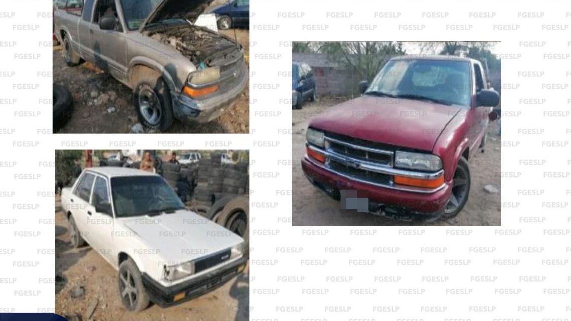 EN CATEO, FGESLP RECUPERA TRES VEHÍCULOS CON REPORTE DE ROBO EN SLP EN CATEO, FGESLP RECUPERA TRES VEHÍCULOS CON REPORTE DE ROBO EN SLP
