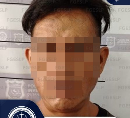 FISCALÍA DE SLP APREHENDE EN AQUISMÓN A SUJETO SEÑALADO POR VIOLENCIA FAMILIAR