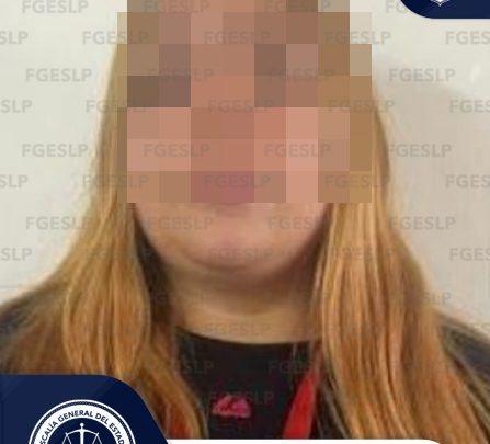 POLICÍA DE FISCALÍA DETIENE A UNA MUJER SEÑALADA DE ENCUBRIMIENTO EN LA CAPITAL POTOSINA