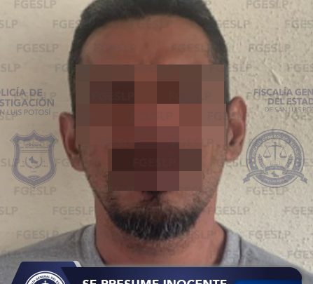 FISCALÍA DE SLP DETIENE EN LA CAPITAL A INDIVIDUO SEÑALADO POR VIOLENCIA FAMILIAR