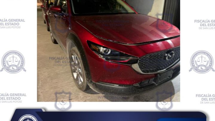 VEHÍCULO QUEDÓ ASEGURADO POR SERIE ALTERADA Y REPORTE DE ROBO; INFORMÓ LA FGESLP