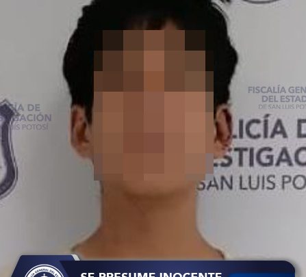 POR ROBO DE MOTOCICLETA UN JOVEN QUEDÓ DETENIDO: FGESLP