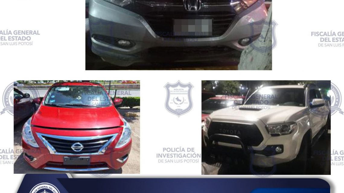 PDI ASEGURA TRES AUTOMOTORES ROBADOS Y CON SERIE APÓCRIFA EN LA CAPITAL POTOSINA PDI ASEGURA TRES AUTOMOTORES ROBADOS Y CON SERIE APÓCRIFA EN LA CAPITAL POTOSINA