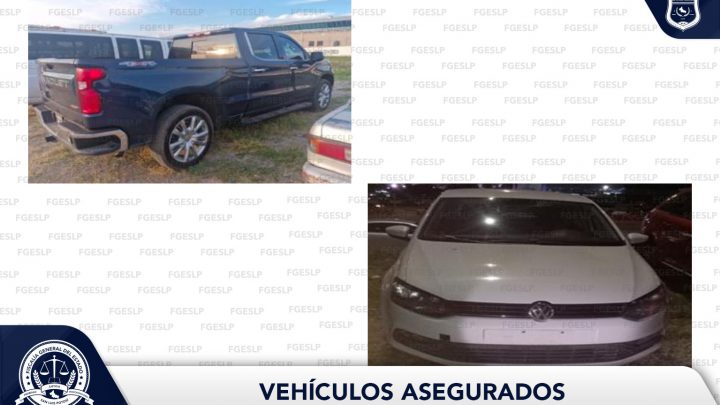 FISCALÍA ASEGURA DOS VEHÍCULOS EN LAS INSTALACIONES DE LA FENAPO