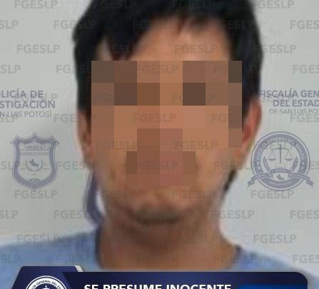 EN SANTA MARÍA DEL RÍO, FGESLP CAPTURA A SUJETO POR ATAQUE PELIGROSO
