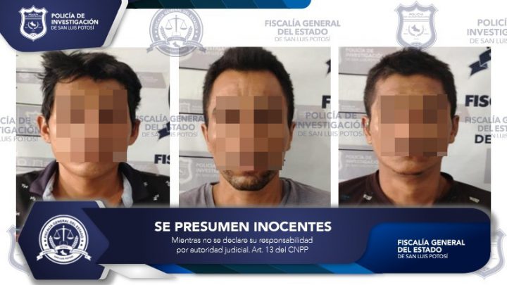 FISCALÍA DE SLP LITIGA CONTRA SUJETOS POR ROBO CALIFICADO Y LES DECRETAN PRISIÓN PREVENTIVA