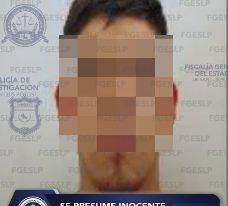 FISCALÍA POTOSINA DETIENE A INDICIADO DE HOMICIDIO EN LA COLONIA GENERAL I. MARTÍNEZ, SLP