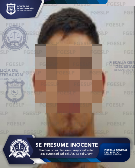 FISCALÍA POTOSINA DETIENE A INDICIADO DE HOMICIDIO EN LA COLONIA GENERAL I. MARTÍNEZ, SLP