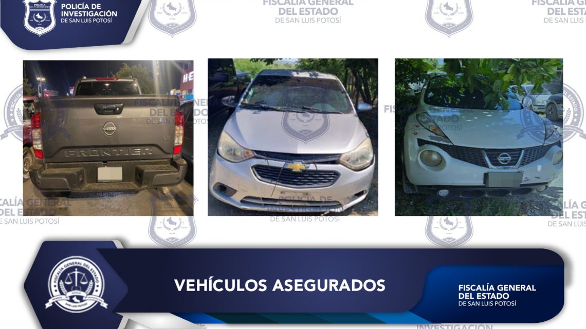 ASEGURA PDI TRES VEHÍCULOS CON ALTERACIONES EN EL NÚMERO DE SERIE ASEGURA PDI TRES VEHÍCULOS CON ALTERACIONES EN EL NÚMERO DE SERIE